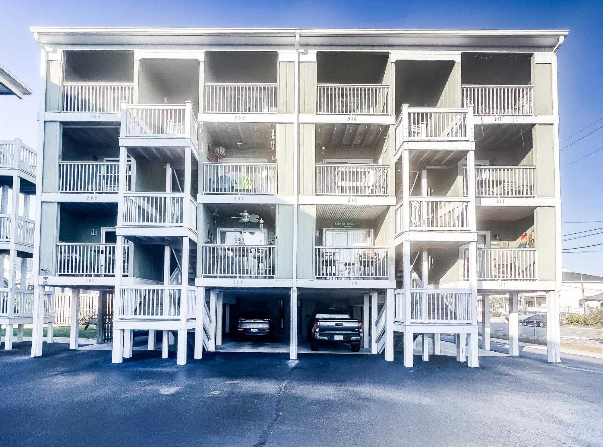 Cozy Beach Condo Sleeps 6 Pool Carolina Beach Eksteriør bilde